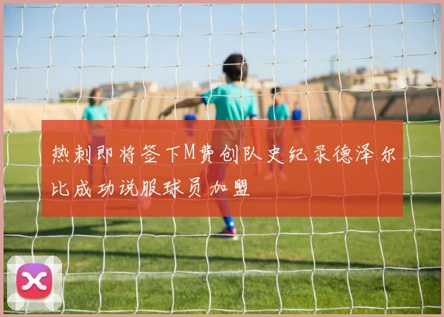 热刺即将签下M费创队史纪录德泽尔比成功说服球员加盟
